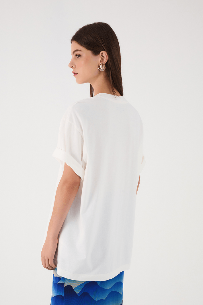 T-shirt Silk Welcome To Rio