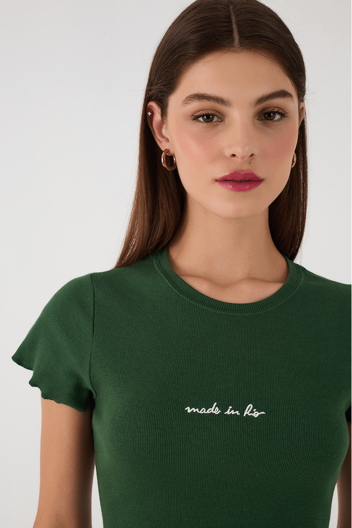 Blusa Ribana Bordado Made In Rio