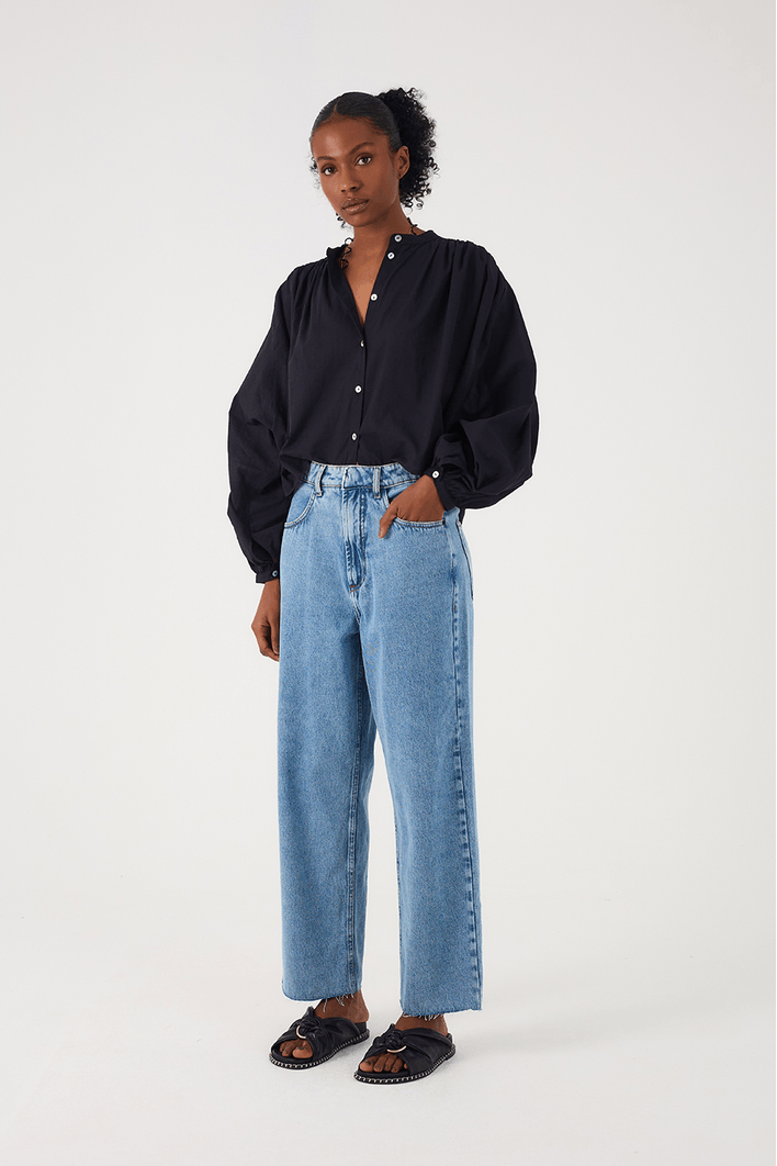 Calça Jeans Reta