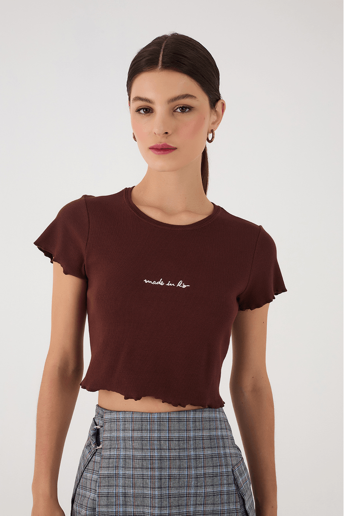 Blusa Ribana Bordado Made In Rio