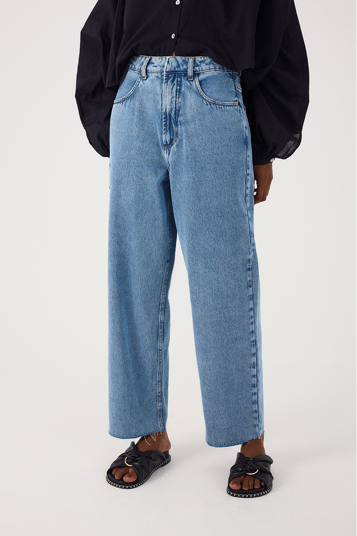 Calça Jeans Reta