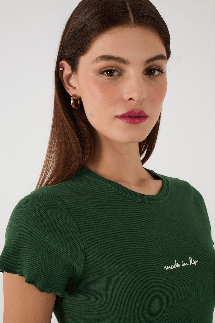 Blusa Ribana Bordado Made In Rio