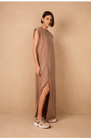 Vestido Reto Fenda