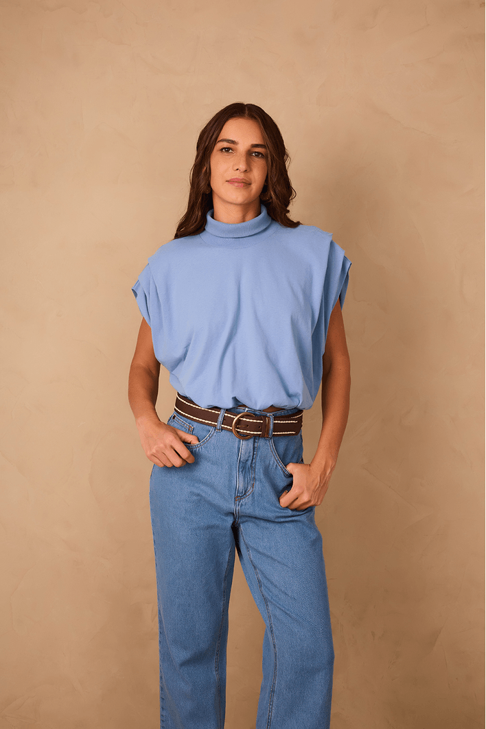 Blusa Prega Ombros