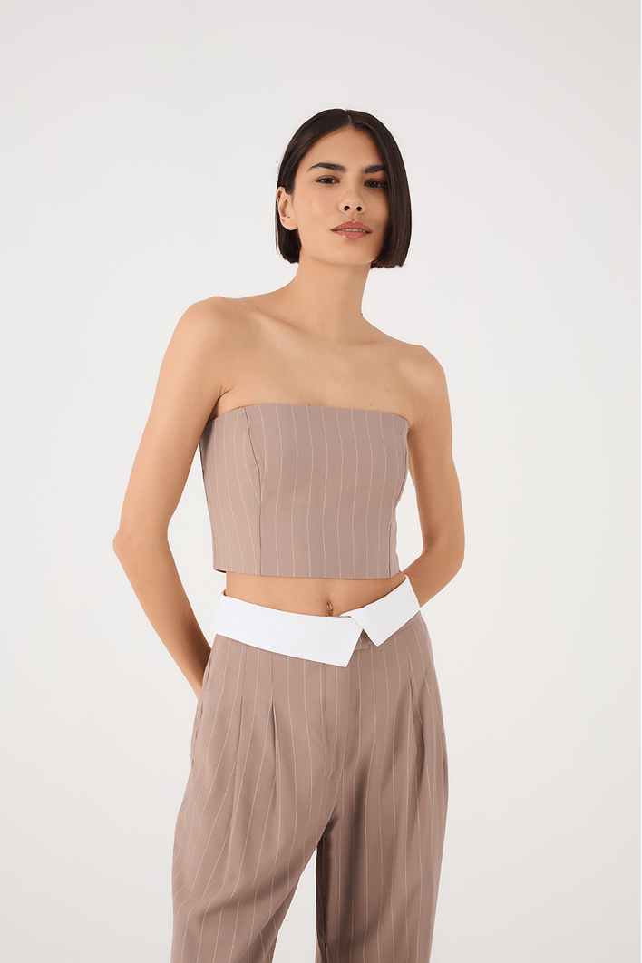 Top Risca de Giz Sem Alça