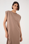 Vestido Reto Fenda
