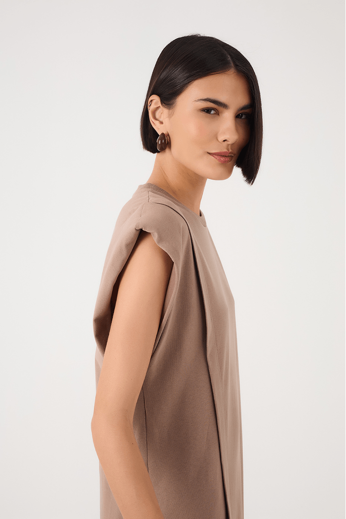Vestido Reto Fenda