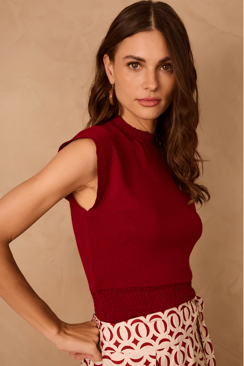 Blusa Tricot Lastex