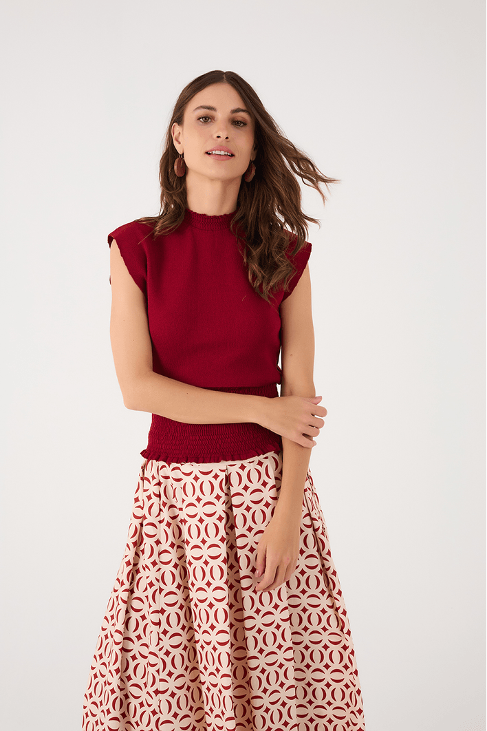Blusa Tricot Lastex