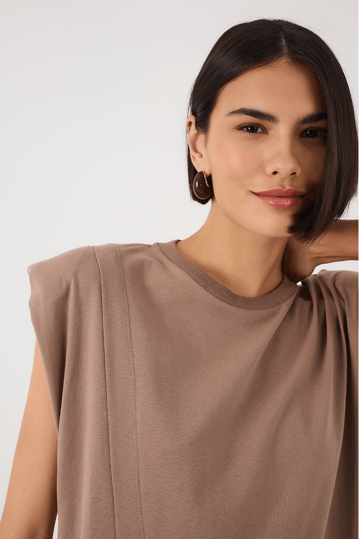 Vestido Reto Fenda