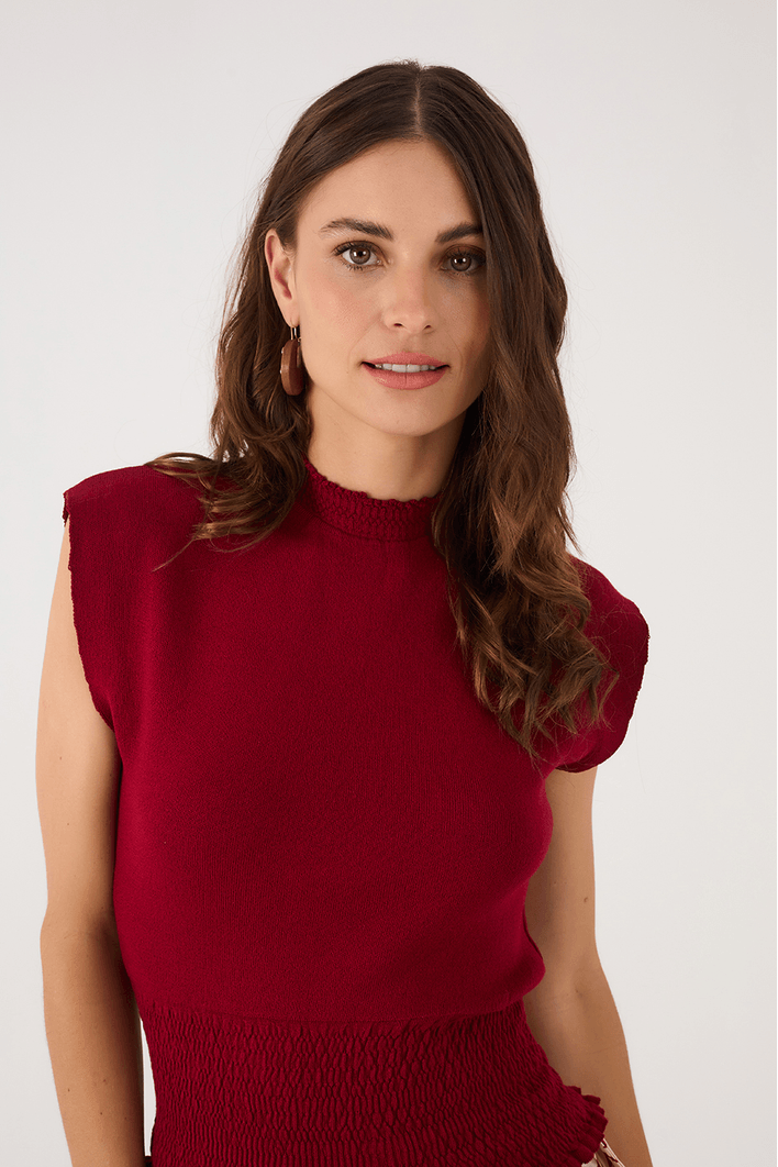 Blusa Tricot Lastex