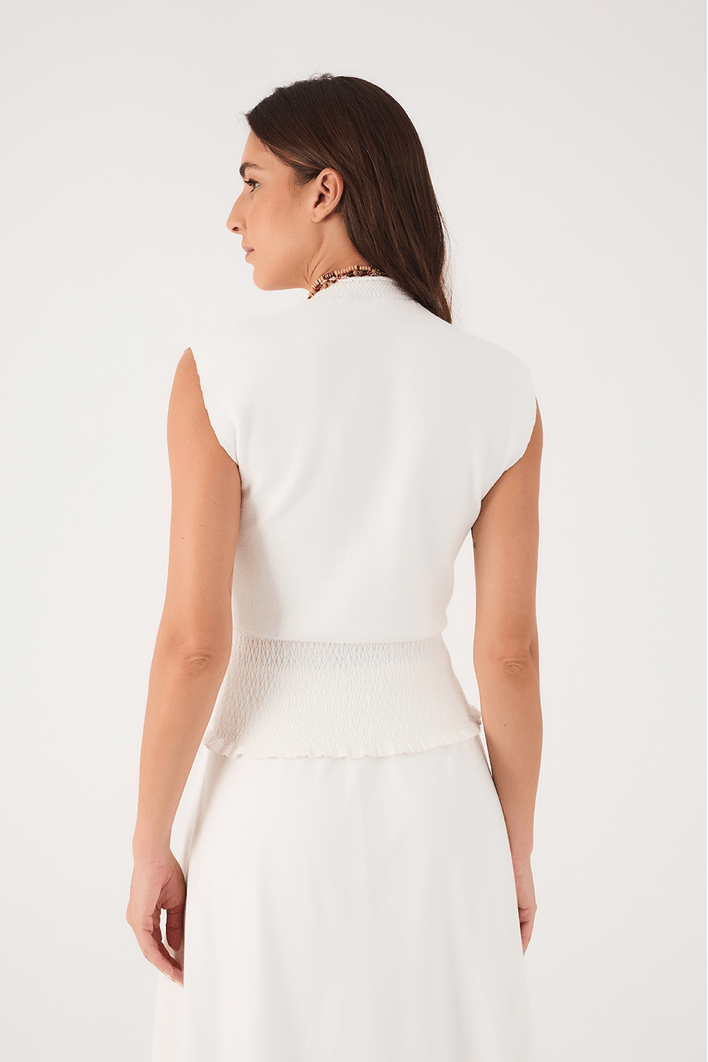 Blusa Tricot Lastex