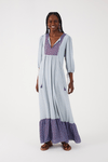 Vestido Boho Cropped Estampa Ladrilho