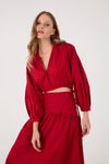 Vestido Algodão Cropped 2 Em 1