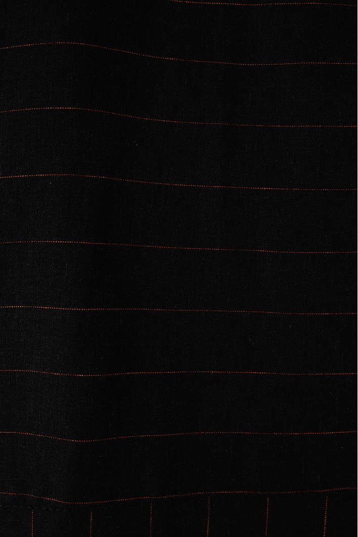 Camisa Cropped Listras Ombro Deslocado