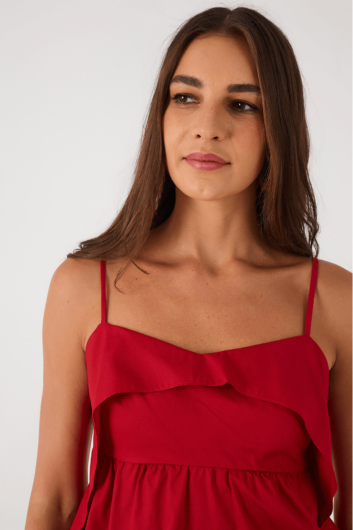 Blusa Algodão Pala Babados