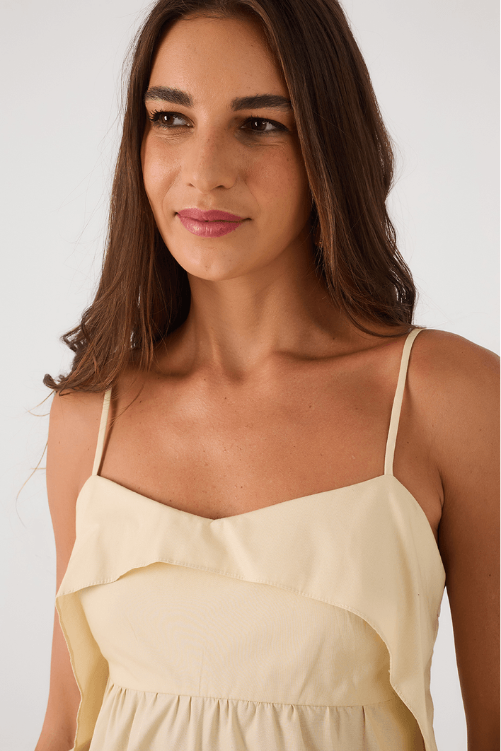 Blusa Algodão Pala Babados