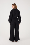 Calça Cós Elástico Listras