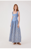 Vestido Cropped Estampa Voo Livre