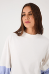 Blusa Com Manga Listra