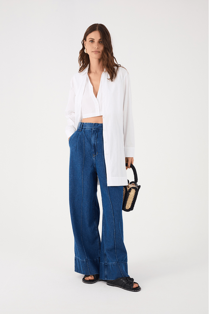 Calça Jeans Alfaiataria