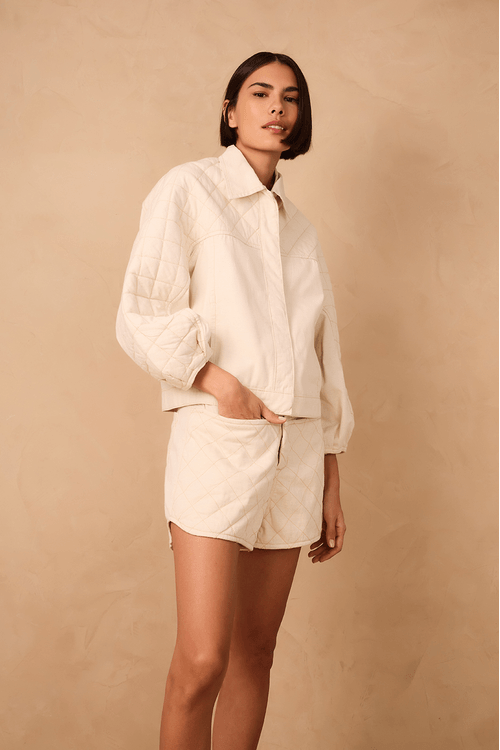 Short Sarja Linho Matelasse
