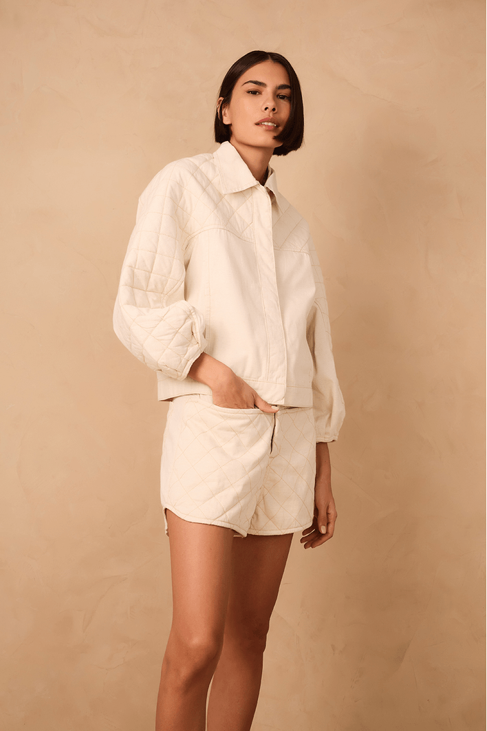 Short Sarja Linho Matelasse