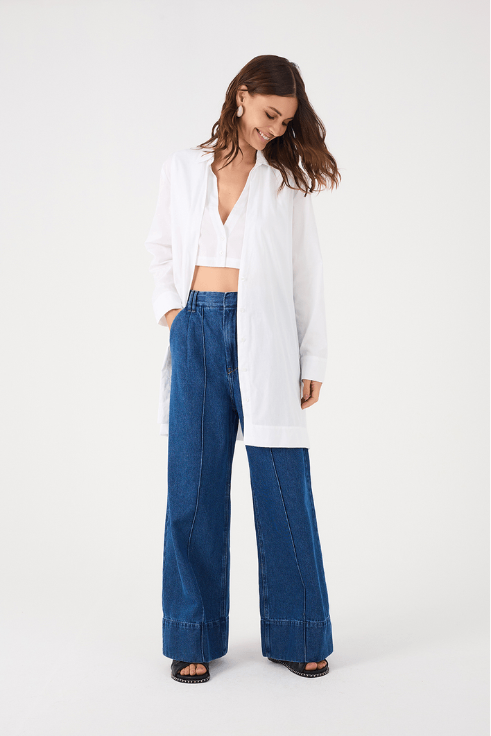 Calça Jeans Alfaiataria