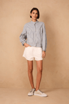 Short Sarja Linho Regulagem Cós