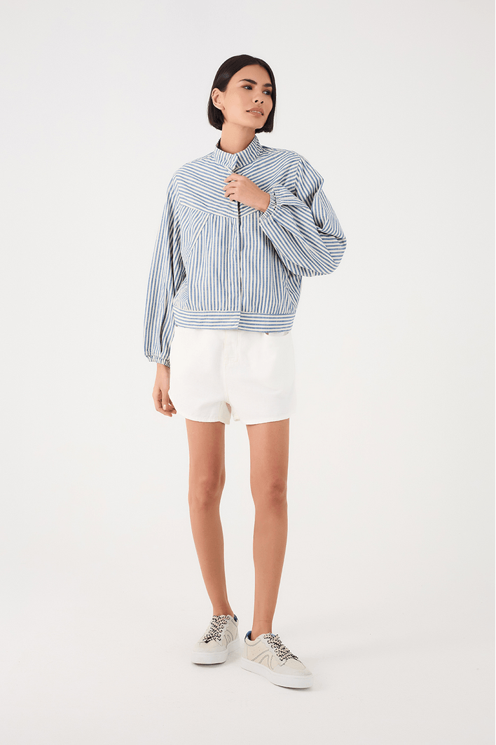 Short Sarja Linho Regulagem Cós