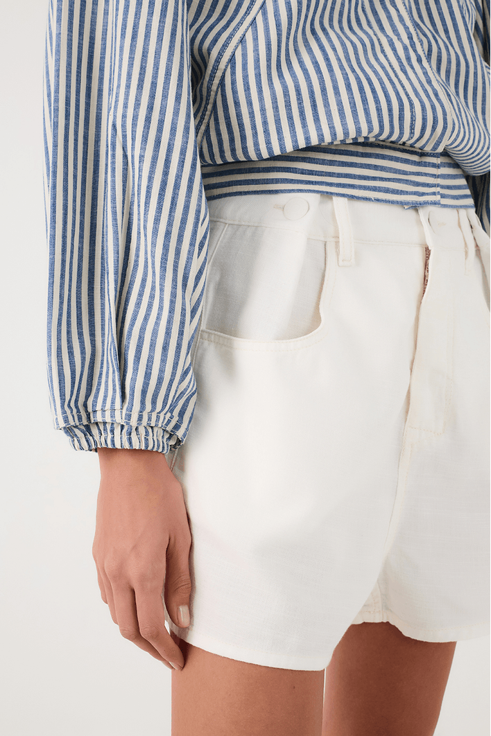 Short Sarja Linho Regulagem Cós