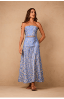 Saia Cropped Estampa Voo Livre