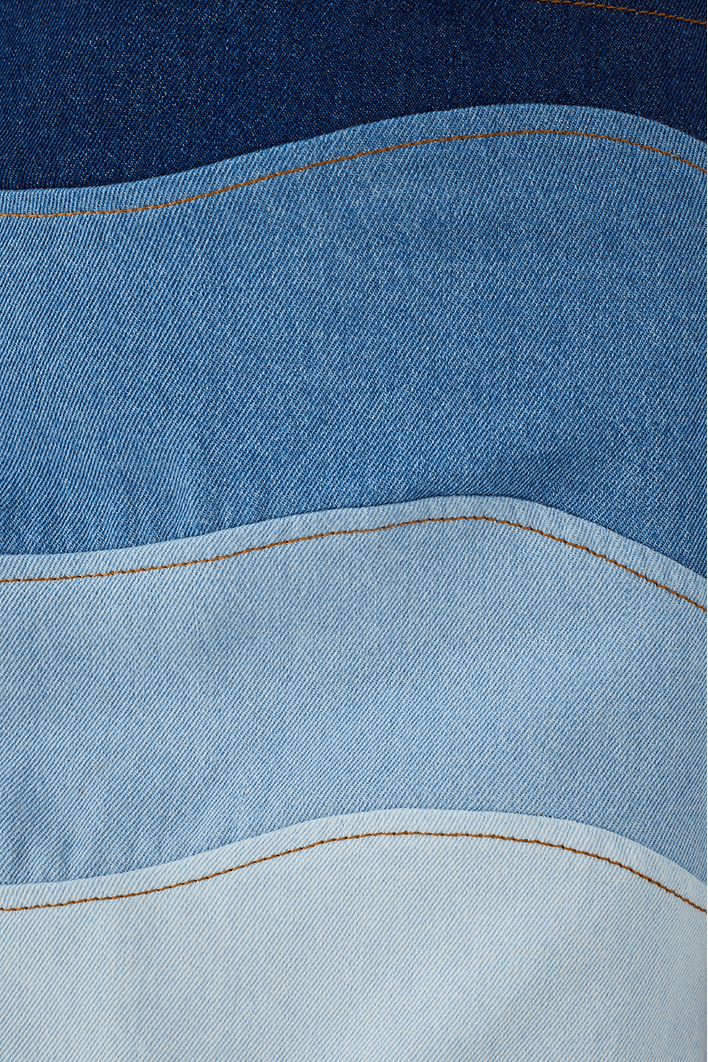 Saia Jeans Ondas
