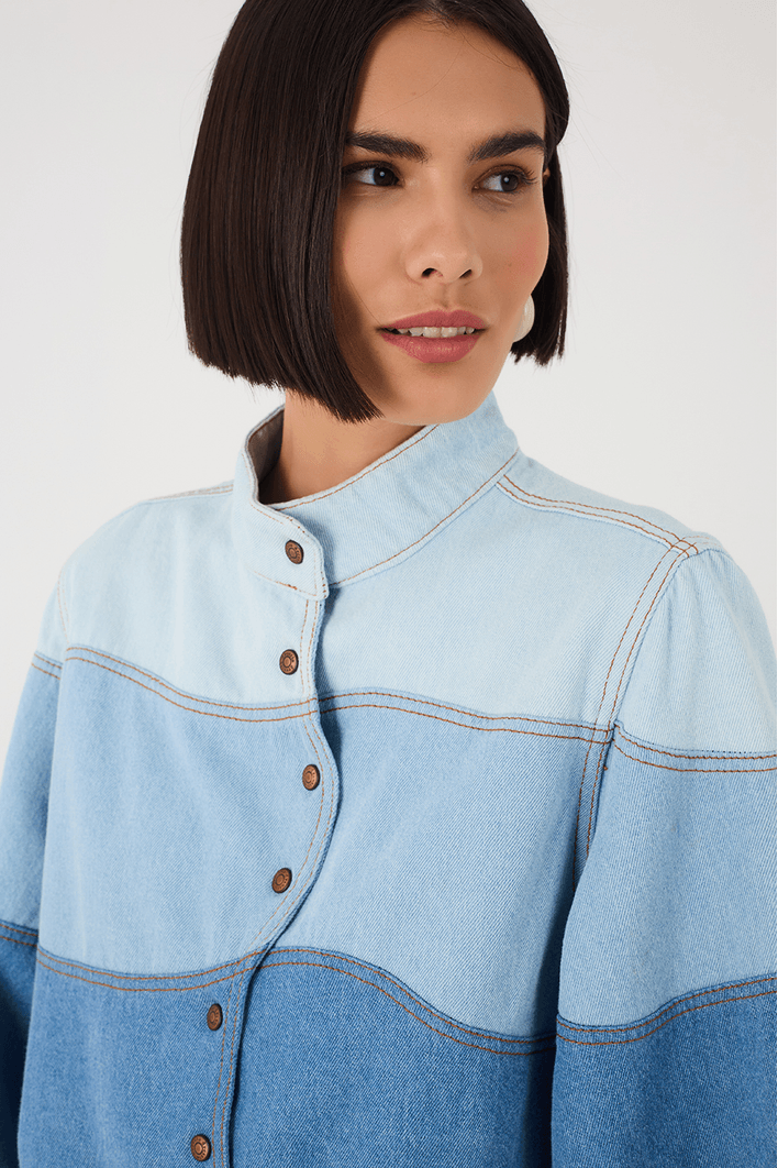 Casaco Jeans Ondas