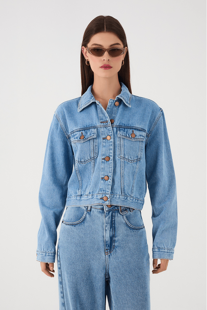 Jaqueta Jeans Love