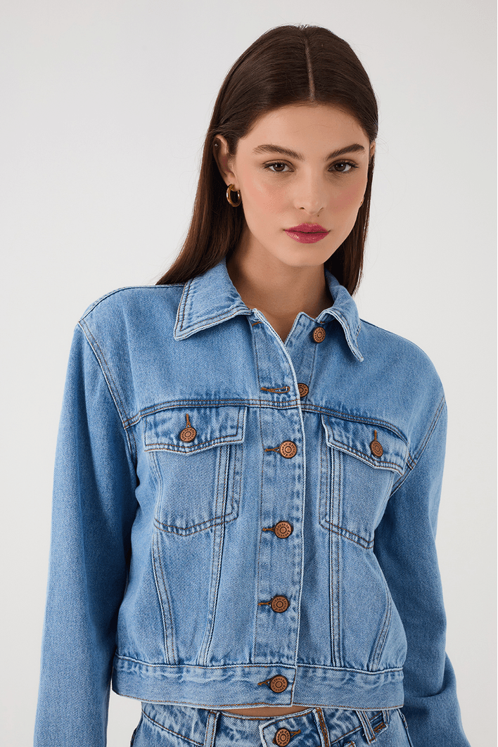 Jaqueta Jeans Love