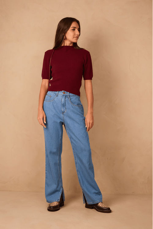 Calça Jeans Basic Clear