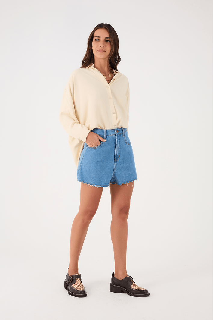 Short Jeans Basic Clear