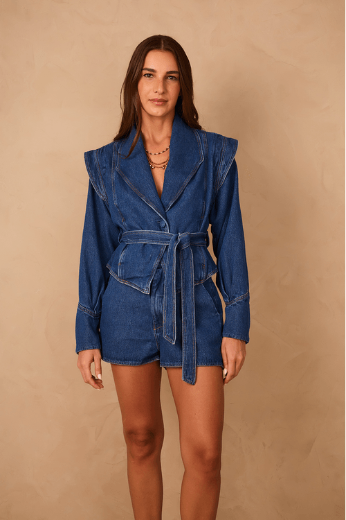 Short Jeans Alfaiataria
