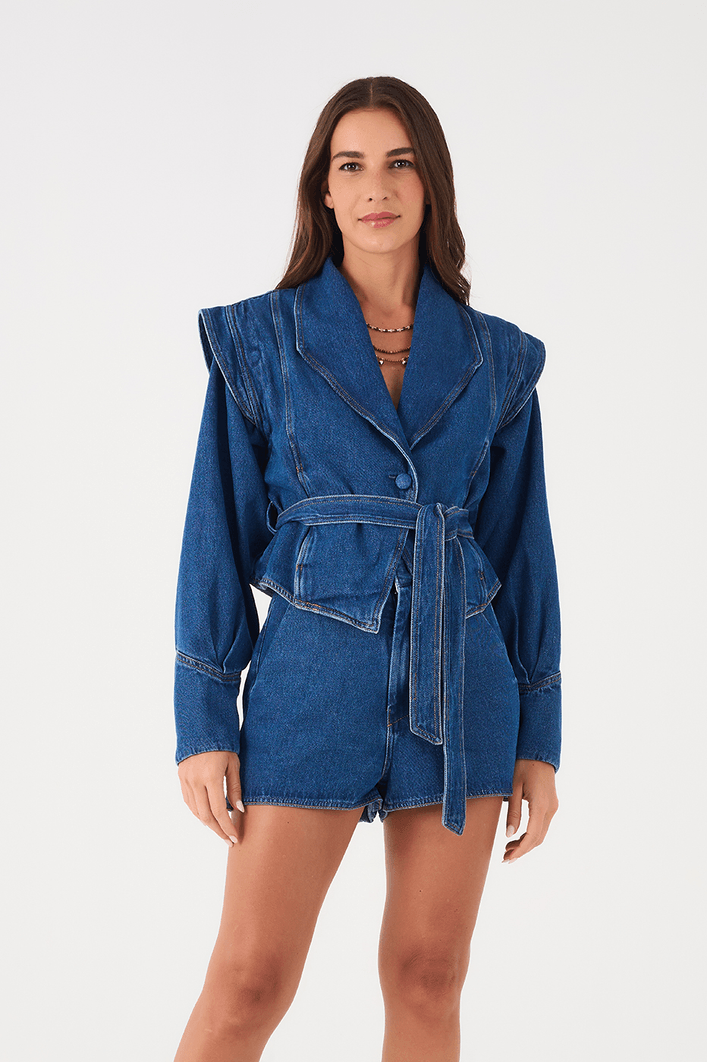 Short Jeans Alfaiataria