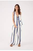 Calça Linho Estampa Listra Joá