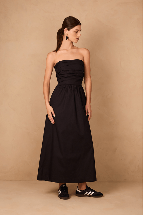 Vestido Cropped Drapeado