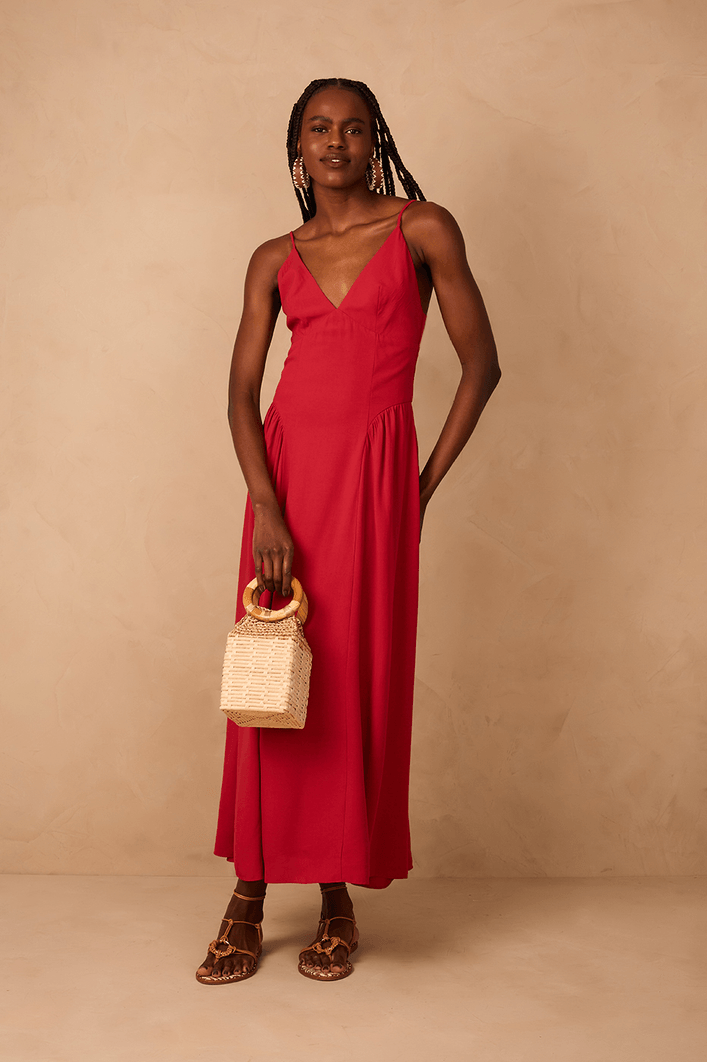 Vestido Cropped Recortes