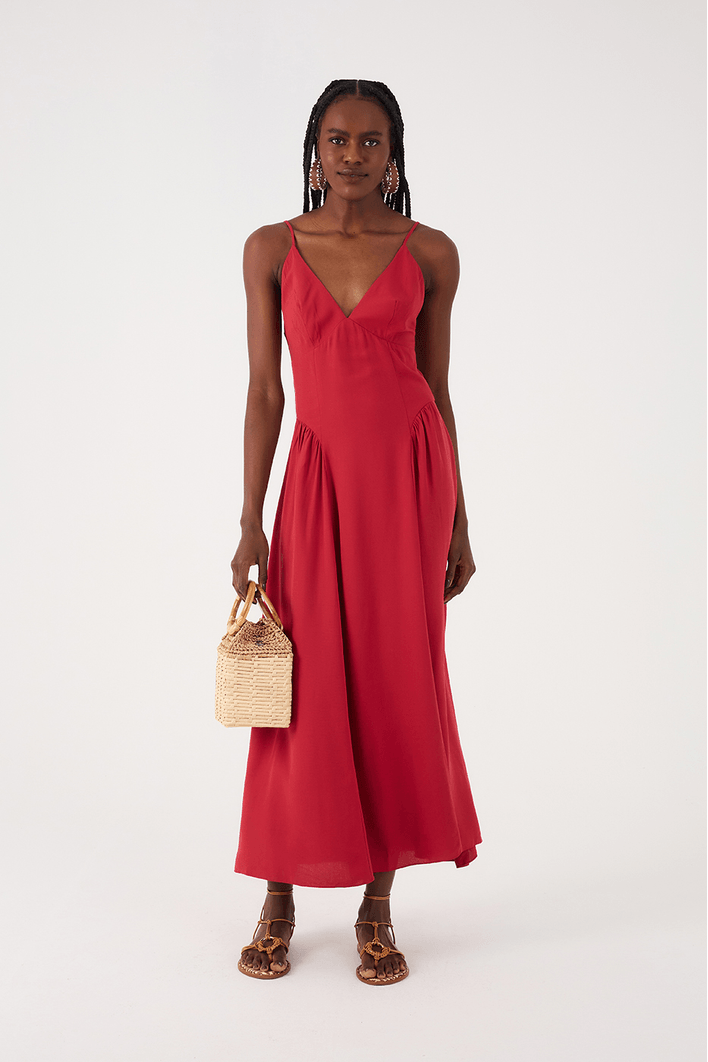 Vestido Cropped Recortes