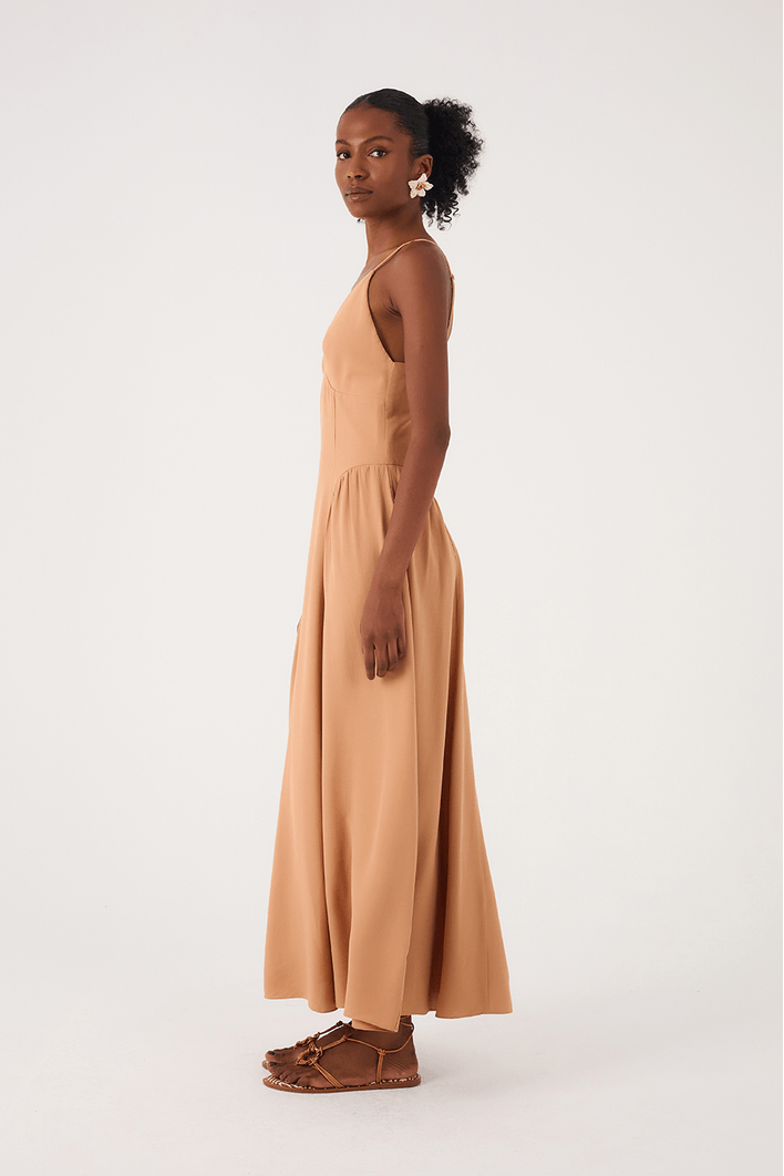 Vestido Cropped Recortes