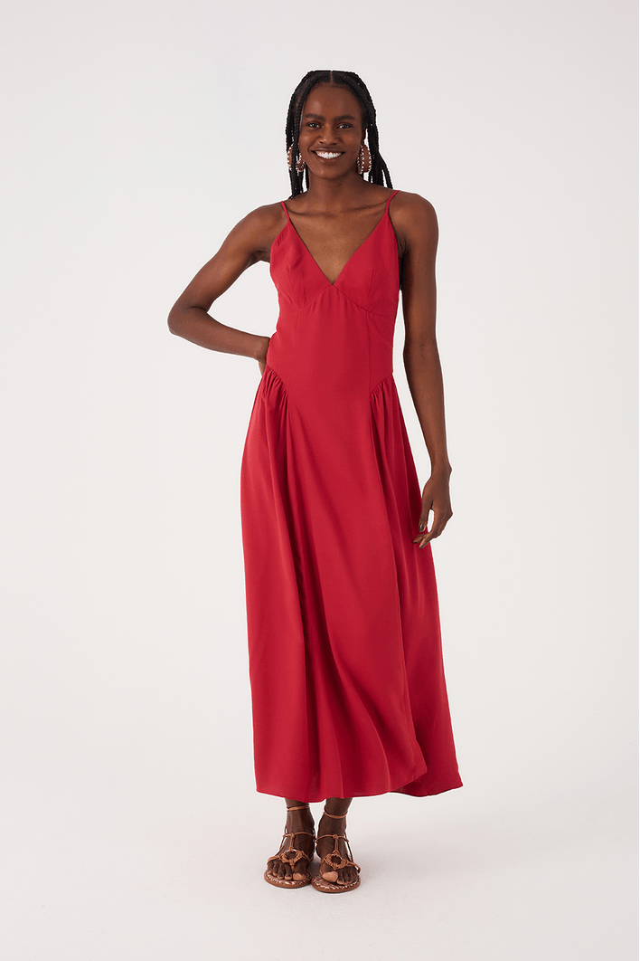 Vestido Cropped Recortes
