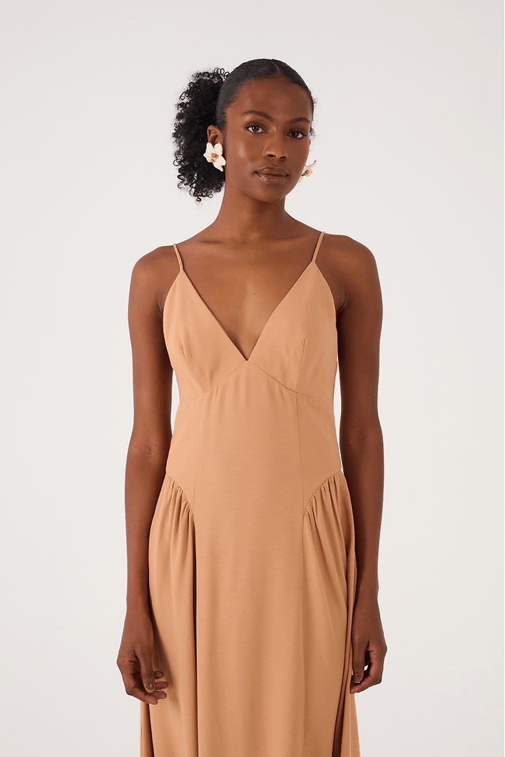 Vestido Cropped Recortes