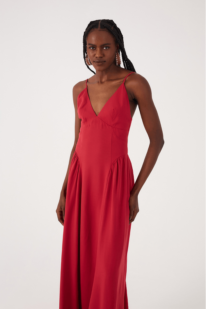 Vestido Cropped Recortes