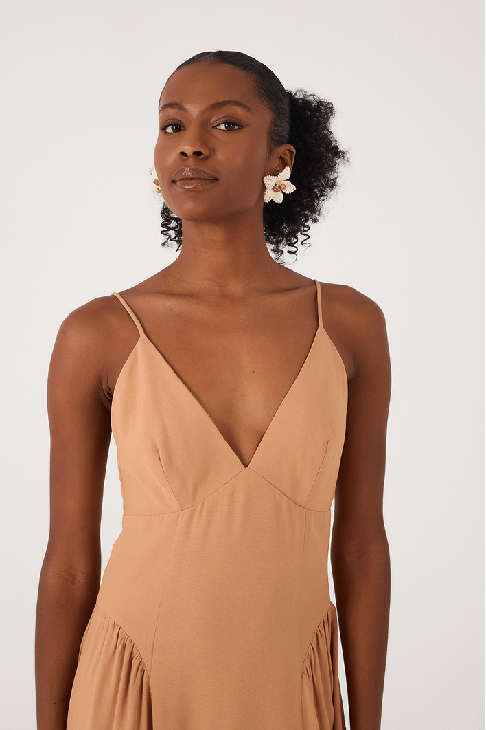Vestido Cropped Recortes