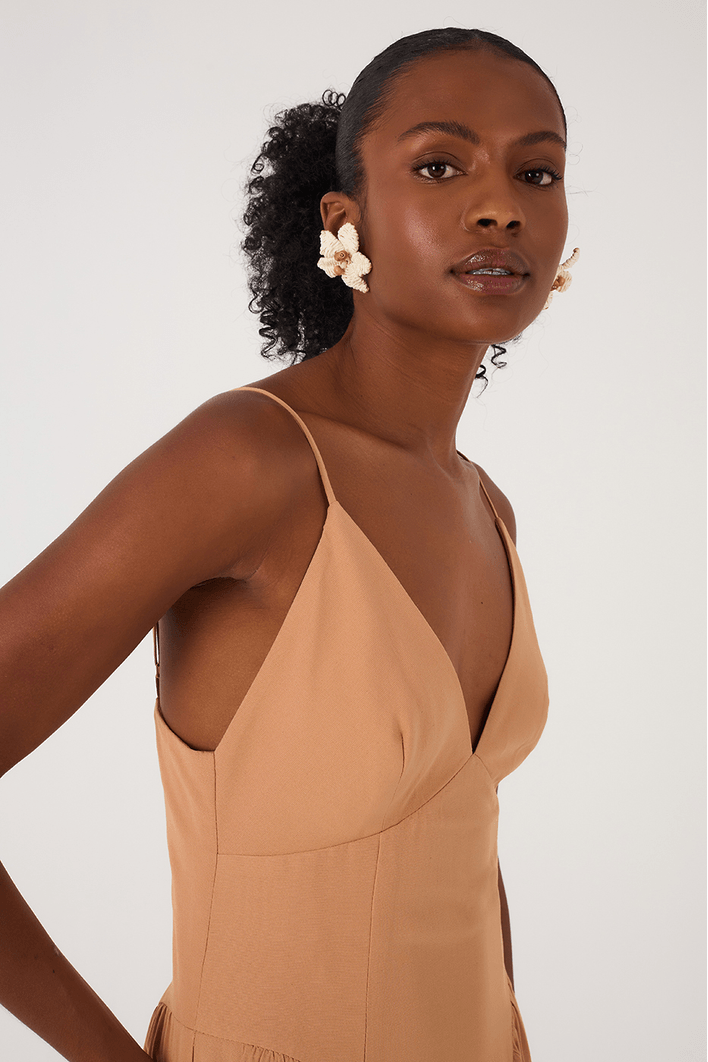 Vestido Cropped Recortes